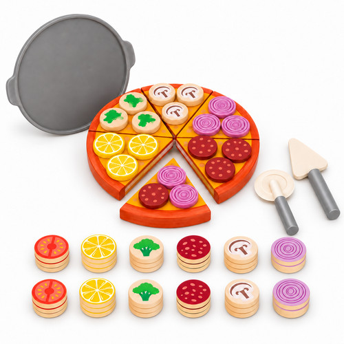 Kids pcs wooden - 30, pizza