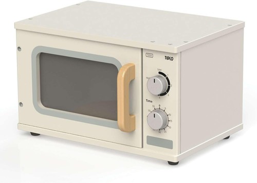 Kids toy wooden microwave - wooden,