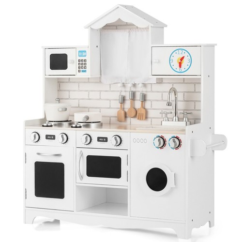 Kids wooden kitchen playset - kids,