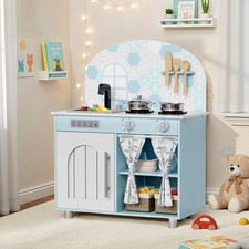 Wooden Corner Play Kitchen for