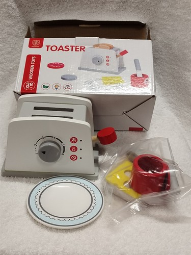 Kids wooden toaster pretend - kids,