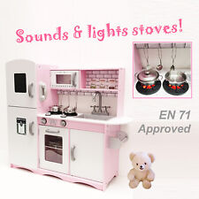 Kids Wooden Play Kitchen