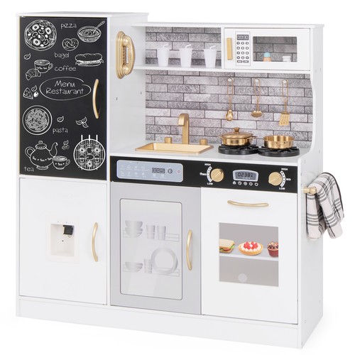 Kids wooden play kitchen set - kitchen,