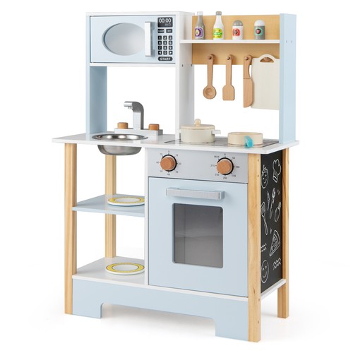 Wooden toy kitchen - kitchen, playset
