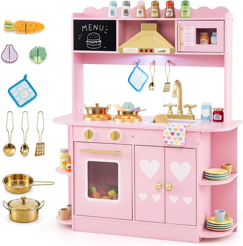 Kids play kitchen wooden - kids,