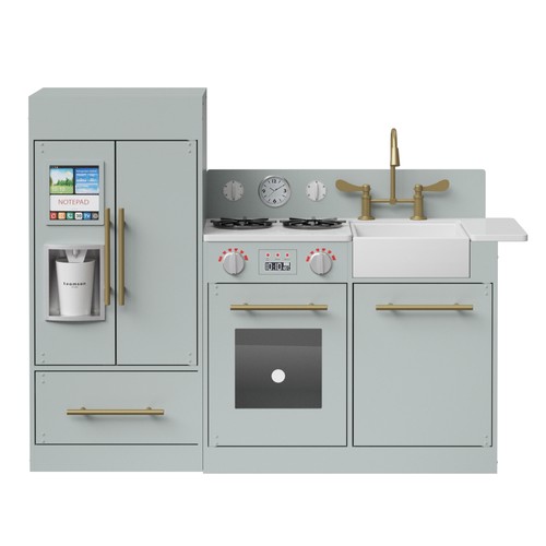 Large wooden kitchen toy play - wooden,