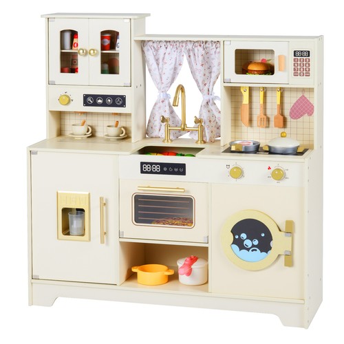 Wooden toy kitchen playset - kitchen, 14
