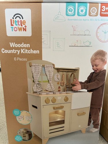 Aldi little town wooden - aldi,