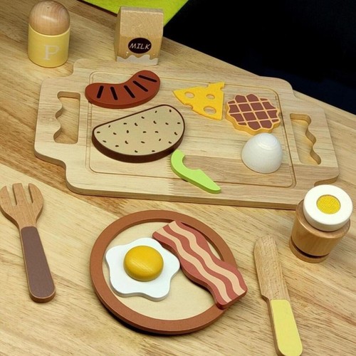 Wooden interactive breakfast - wooden,