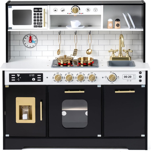 Kids play kitchen wooden - kids, kitchen,
