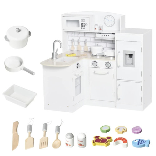 Kids play kitchen wooden toy - wooden,