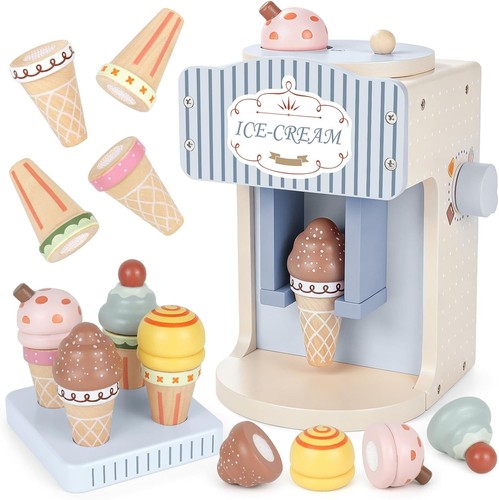 Wooden ice cream shop - toy, for