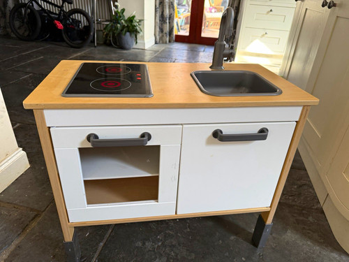 Wooden kitchen set - kitchen, with