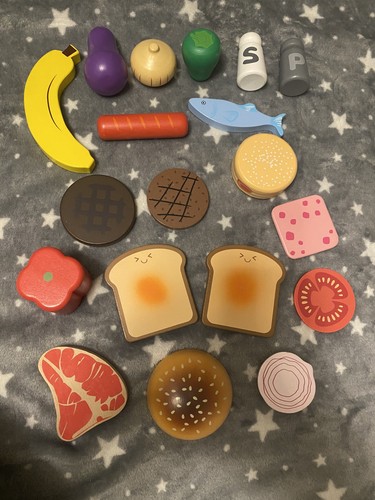 Wooden play food bundle for - wooden,
