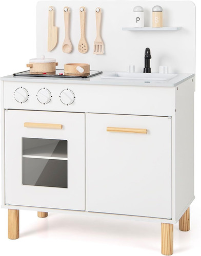 Kids play kitchen wooden - play, kitchen,