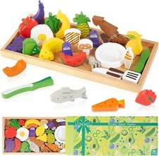 Kids Wooden Vegetables Food
