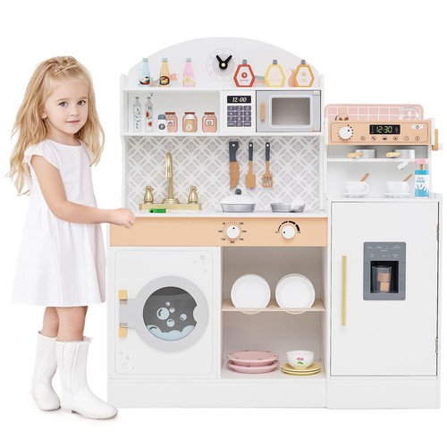 Wooden kitchen playset - wooden,