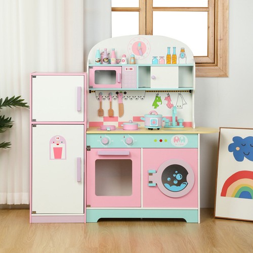 Large kids wooden play - wooden, kitchen