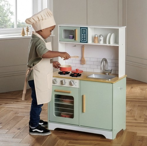 Wooden corner play kitchen for - corner,