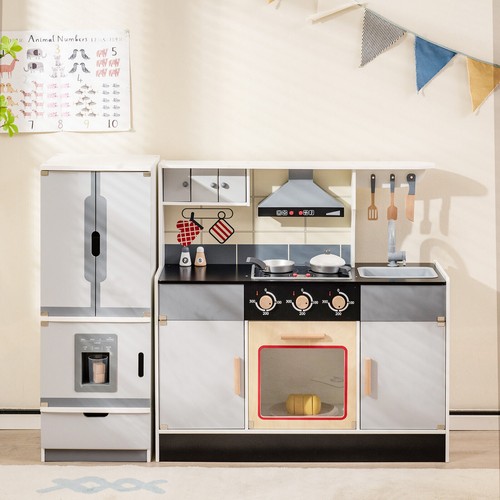 Wooden play kitchen - play, kids