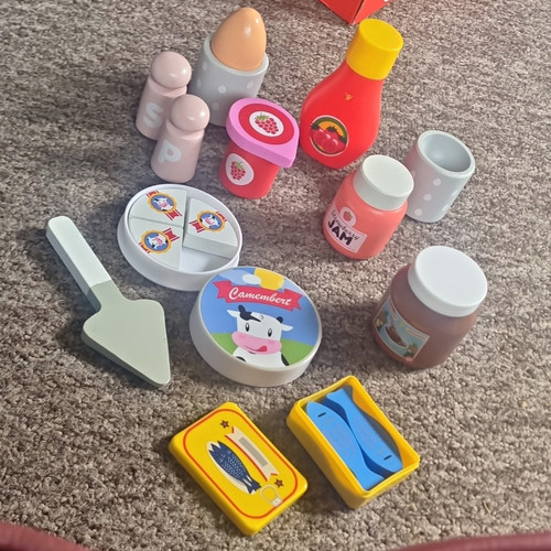 Wooden play kitchen pretend - kitchen,