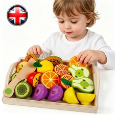 Wooden Play Food for Kids