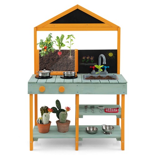 Kids mud kitchen outdoor - mud,