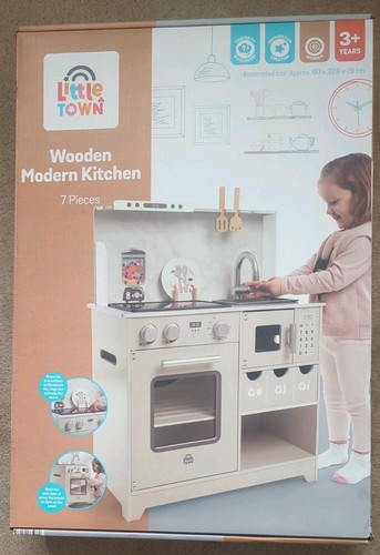 Aldi little town wooden - aldi,