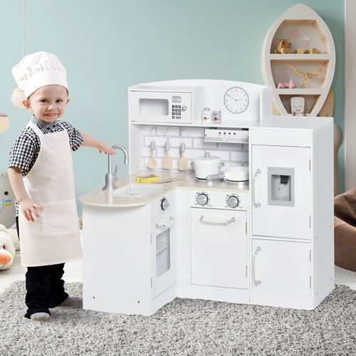 Kids play kitchen wooden - play, toy