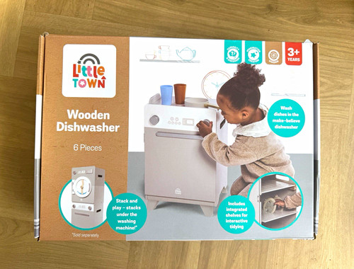 Aldi little town grey - town, wooden