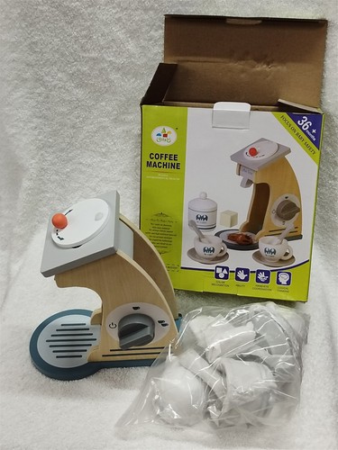 Kids wooden coffee - coffee, machine