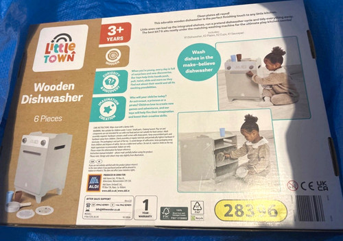 Aldi little town - aldi, grey