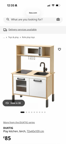 Ikea toy kitchen duktig - toy, kitchen,