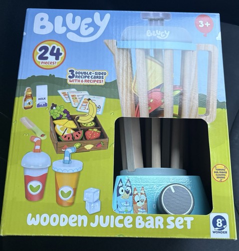 Bluey wooden juice set pretend - juice,