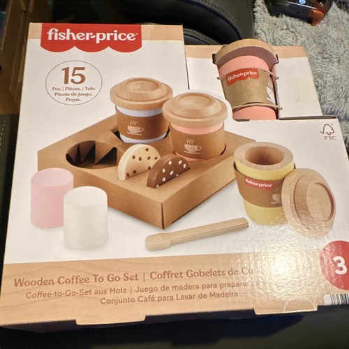 Fisher price wooden coffee - fisher,