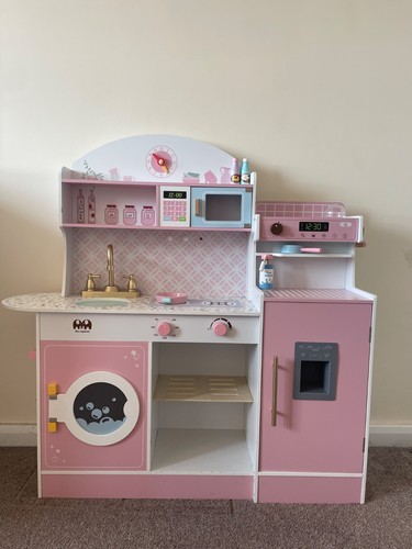 Kids wooden kitchen - kids, play