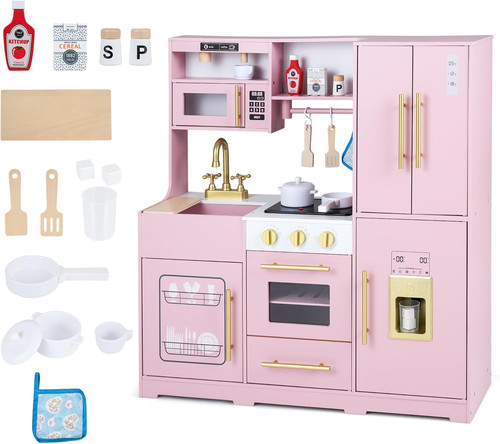 Kids play kitchen wooden - wooden, toy