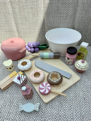 Wooden play food toy kitchen - play,