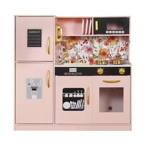 Wooden kids kitchen - wooden, cooking